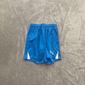 Puma Boys Blue Athletic Shorts